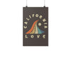 Wave CA Love Warm Charcoal Poster-CA LIMITED