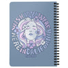 Wish Girl Blue Spiral Notebook-CA LIMITED